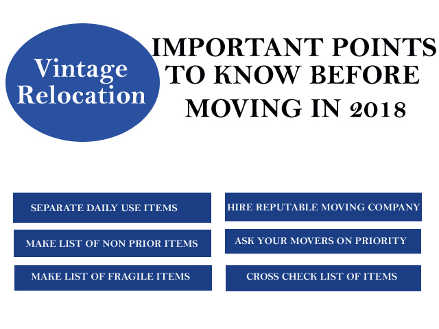 Important Points to Know Before Moving